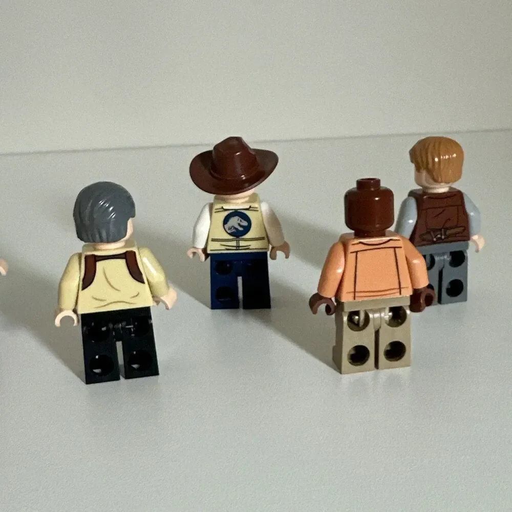 Lego Jurassic World And Park Minifigure Lot Vic Simon Claire World Tag Barry